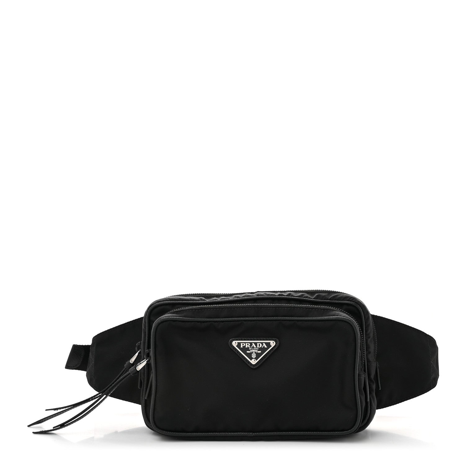 Prada Tessuto Nylon Belt Bag Black 1 of 10