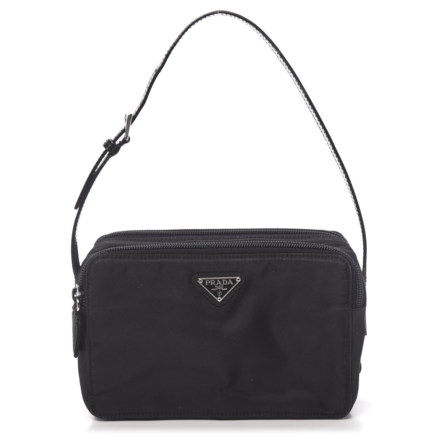 Prada Tessuto Nylon Crossbody Black 1 of 12