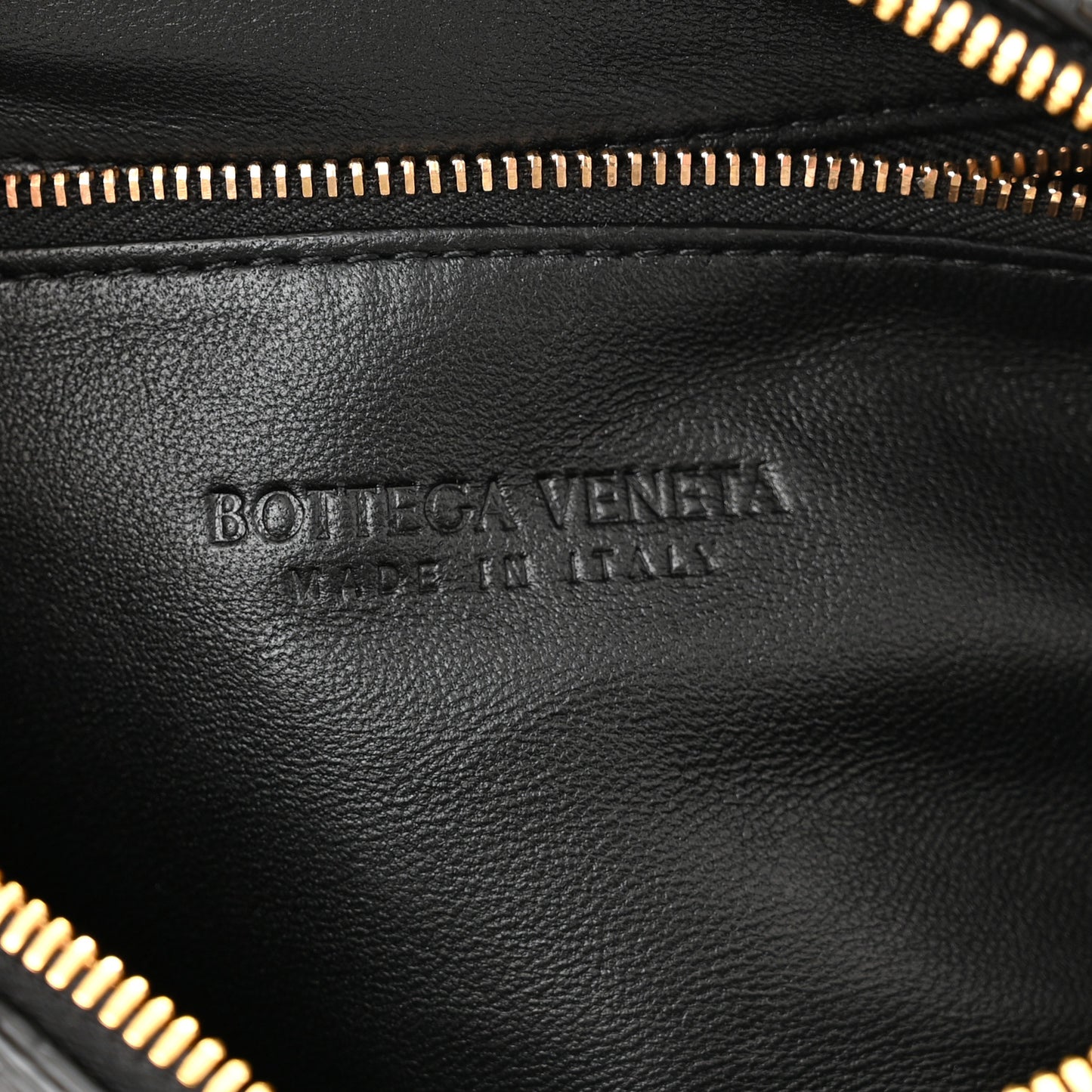 Lambskin Maxi Intrecciato Brick Cassette Bag Black