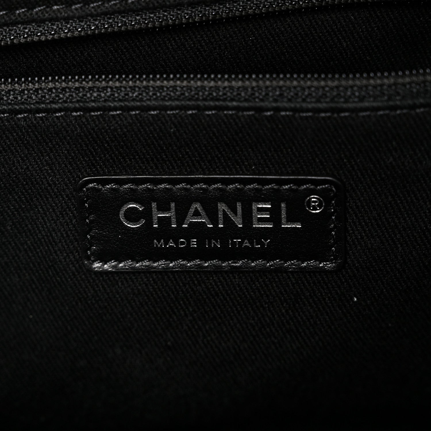 Chanel Mixed Fibers Small Deauville Bowling Bag Navy Blue 6 of 11