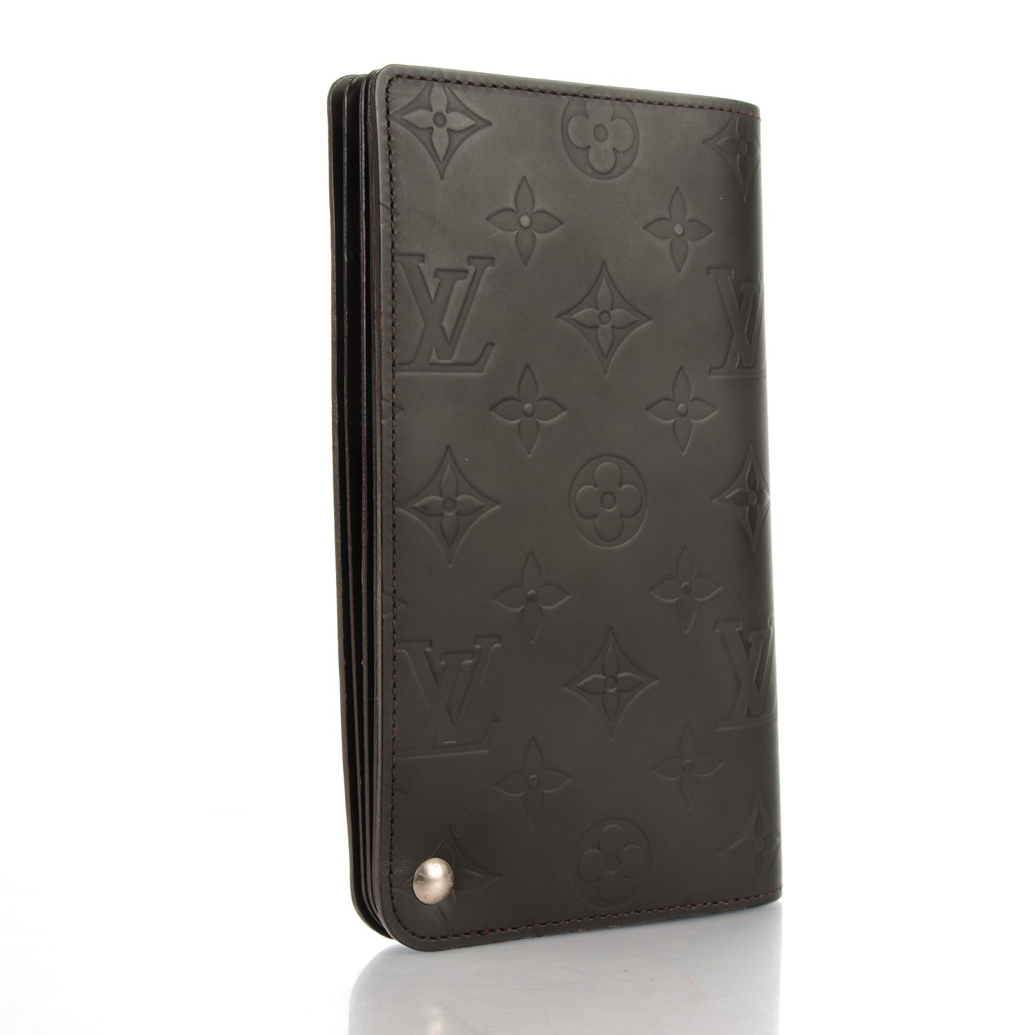 Louis Vuitton Monogram Glace Whist Wallet Cafe Brown 3 of 9