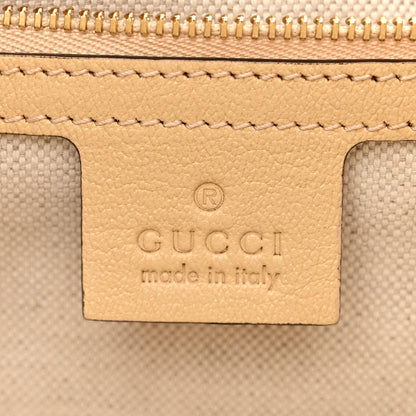 Gucci New Sakai Calfskin Lux Horsebit 1955 Tote Bag Bubble Tea 6 of 11