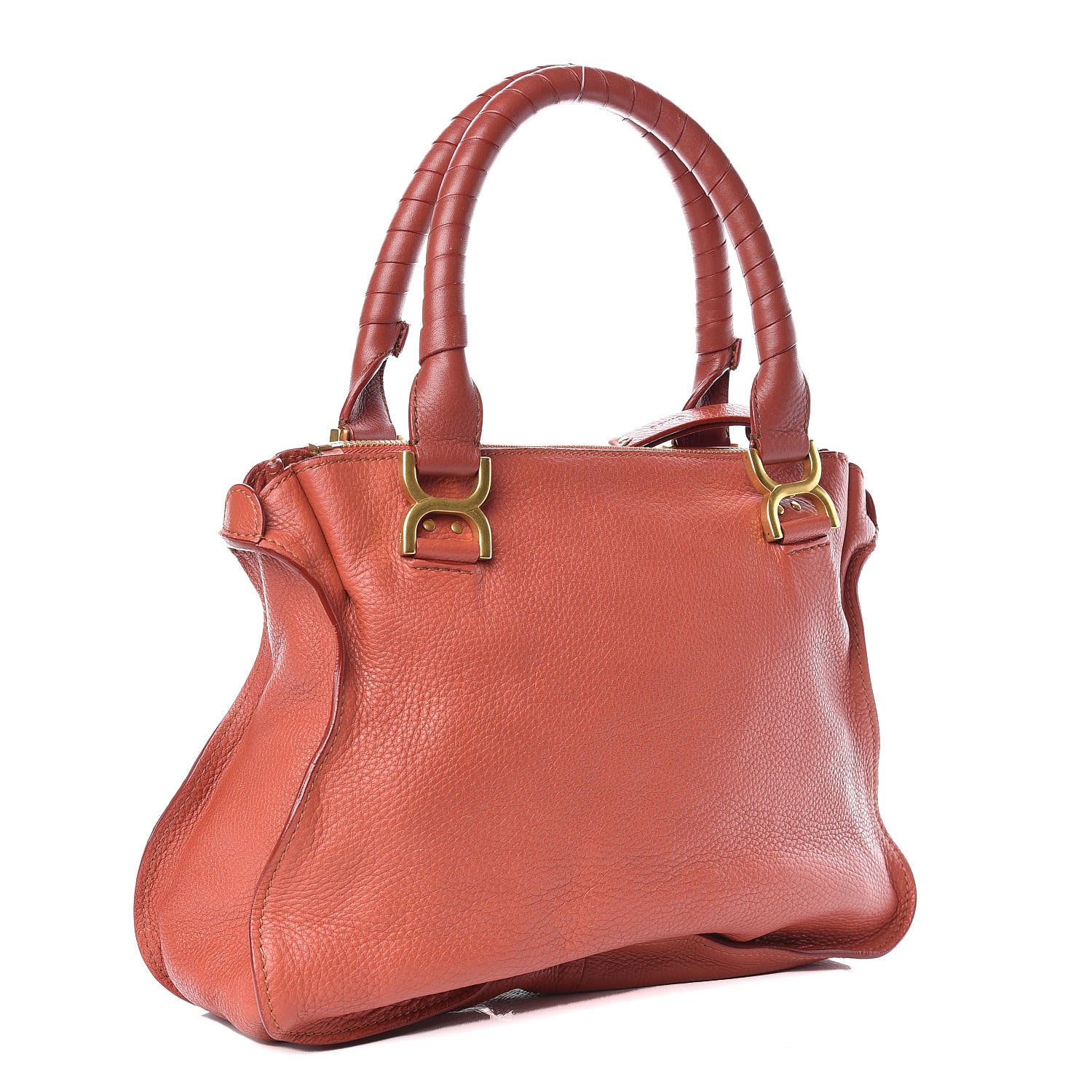 Chloe Calfskin Medium Marcie Satchel Maple Leaf 3 of 9