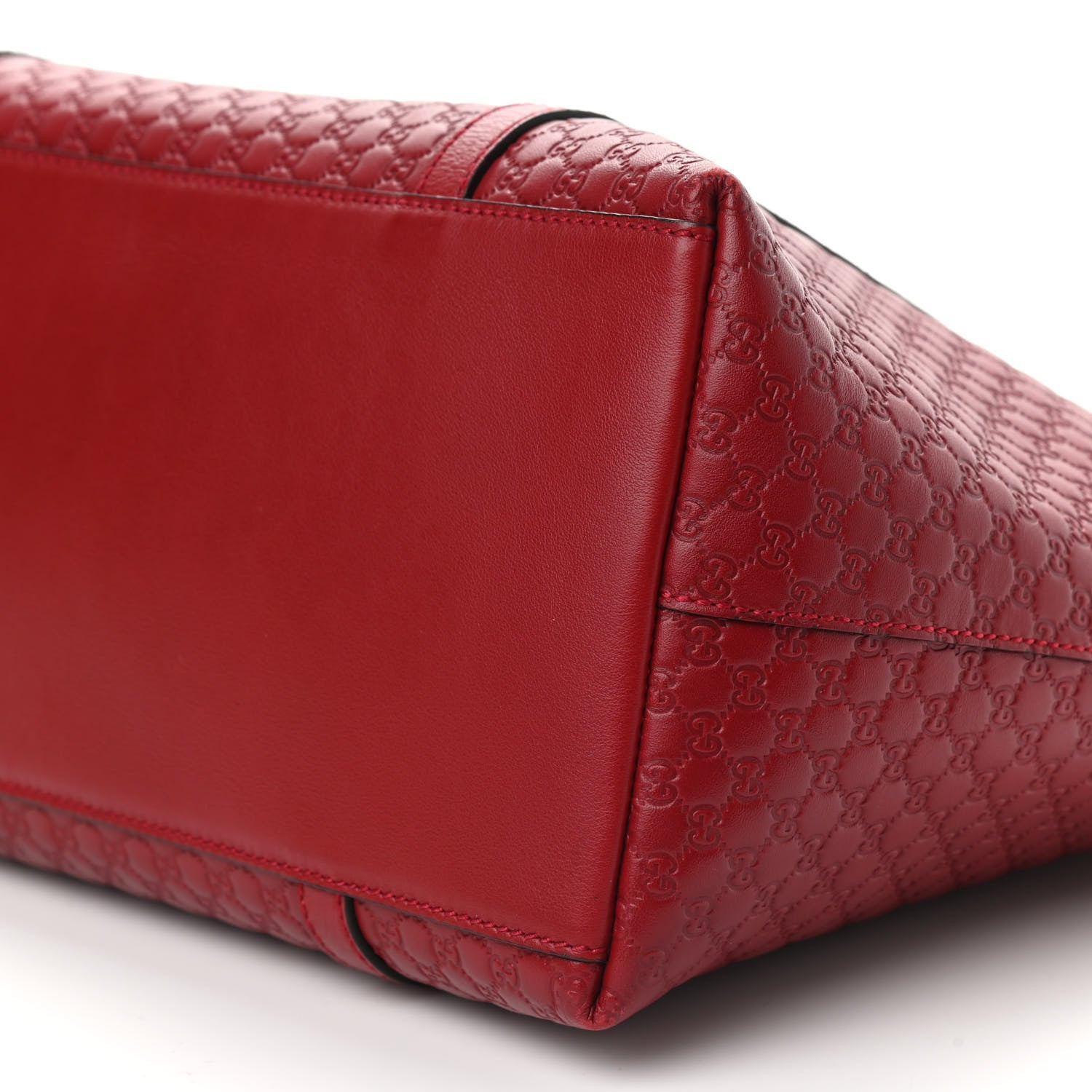 Gucci Soft Microguccissima Dome Satchel Red 6 of 9