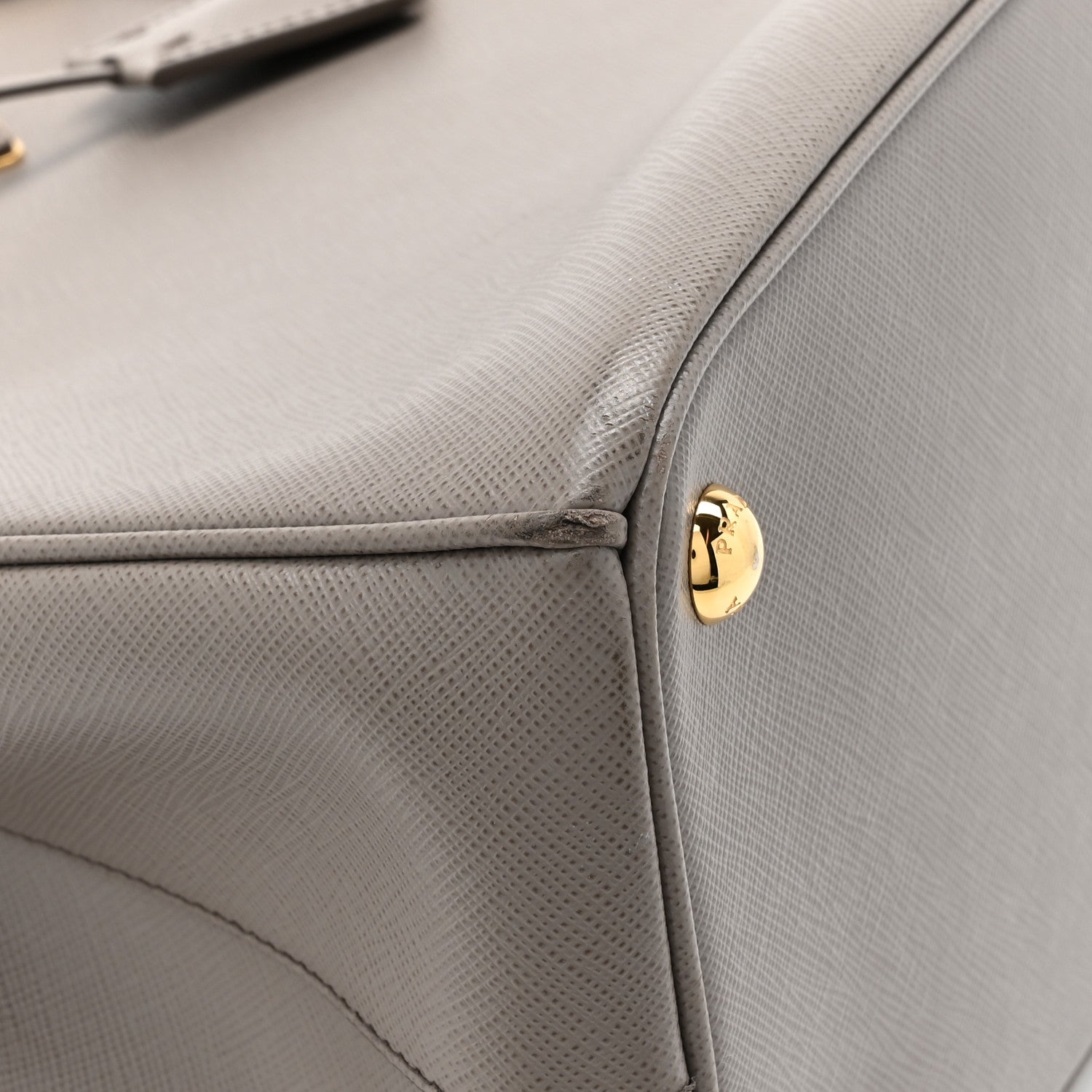 Prada Saffiano Medium Galleria Double Zip Tote  Argilla 15 of 18