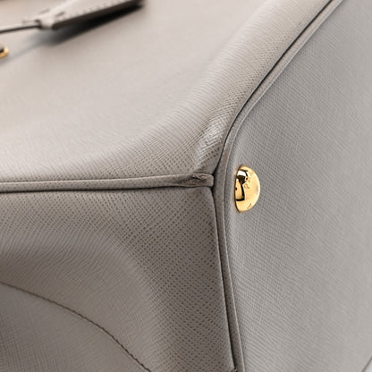 Prada Saffiano Medium Galleria Double Zip Tote  Argilla 15 of 18