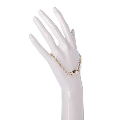 Bulgari 18K Yellow White Gold Fish Chain Bracelet 2 of 5
