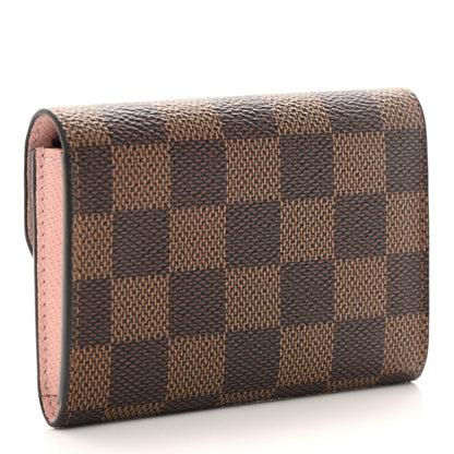 Louis Vuitton Damier Ebene Rosalie Coin Purse Rose Ballerine 3 of 6