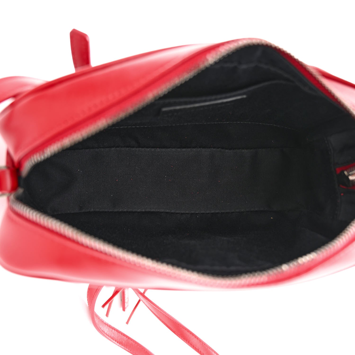 Saint Laurent Calfskin Matelasse Monogram Lou Camera Bag Red 5 of 11