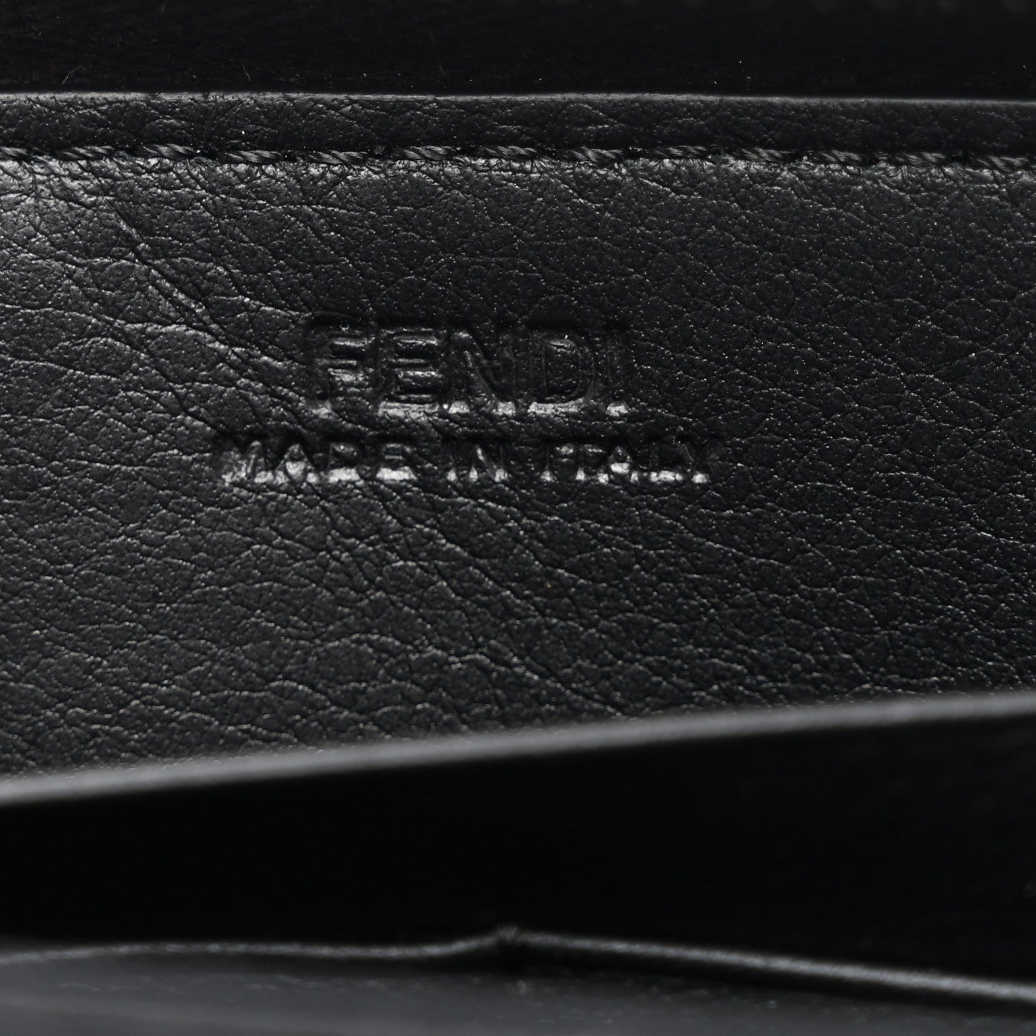 Fendi Snakeskin Metal Monster Eyes Zip Around Wallet Navy 6 of 12