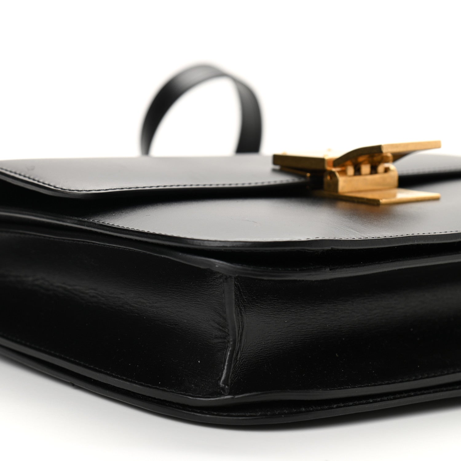 Celine Box Calfskin Medium Classic Box Flap Bag Black 10 of 13