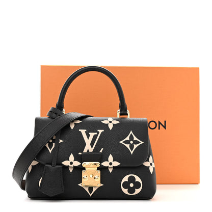 Louis Vuitton Empreinte Monogram Giant Madeleine BB Black Beige 11 of 11