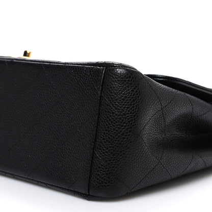 Chanel Caviar Quilted Maxi Double Flap Black 10 of 12
