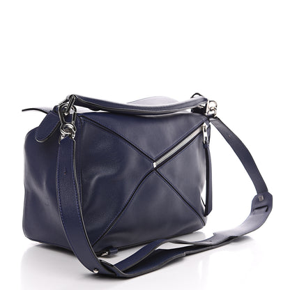 Loewe Calfskin Medium Puzzle Bag Marine 2 of 9