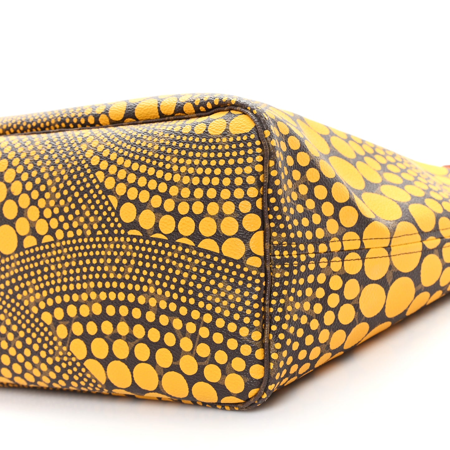 Monogram Kusama Waves Neverfull MM Yellow