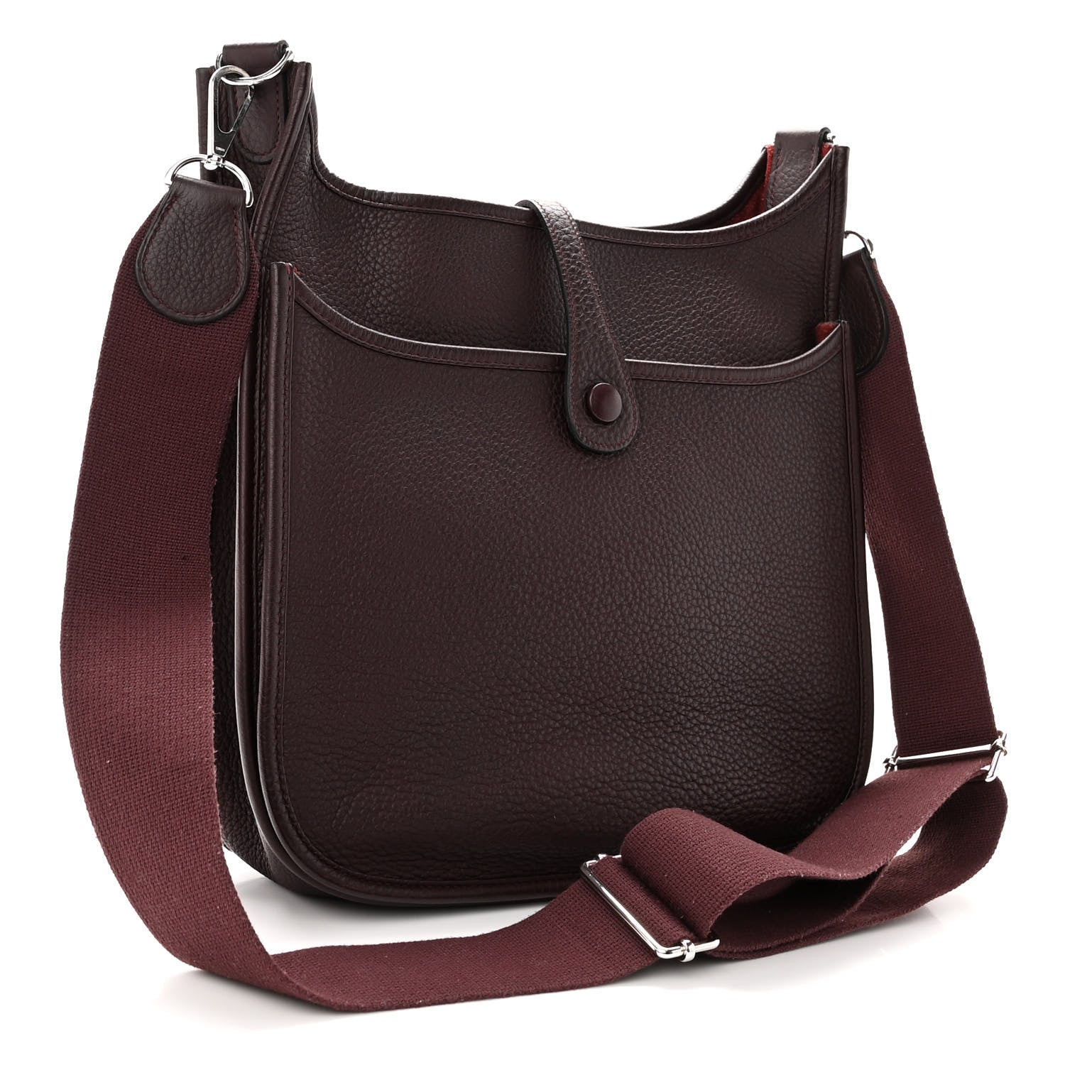 Hermes Taurillon Clemence Evelyne III PM Bordeaux 3 of 11