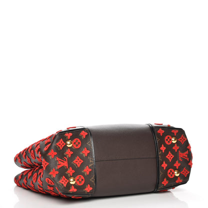 Louis Vuitton Veau Cachemire Monogram Tote W PM Chocolate 4 of 7