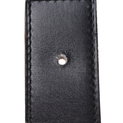 Hermes Box Togo 32mm H Belt 85 Black Orange 6 of 11