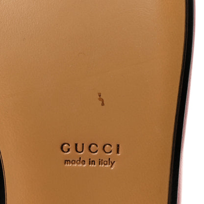 Gucci Malaga Kid Womens Princetown Slippers 37.5 Hibiscus Red 9 of 10
