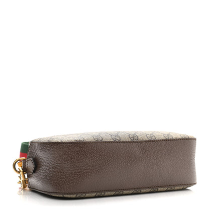 Gucci GG Supreme Monogram Web Neo Vintage Shoulder Bag Beige New Acero Crop 4 of 10