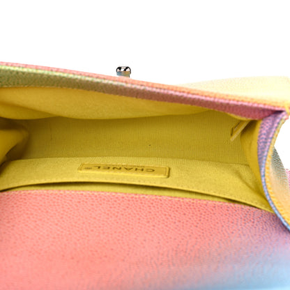 Chanel Caviar Quilted Small Cuba Rainbow Boy Flap Multicolor 5 of 10