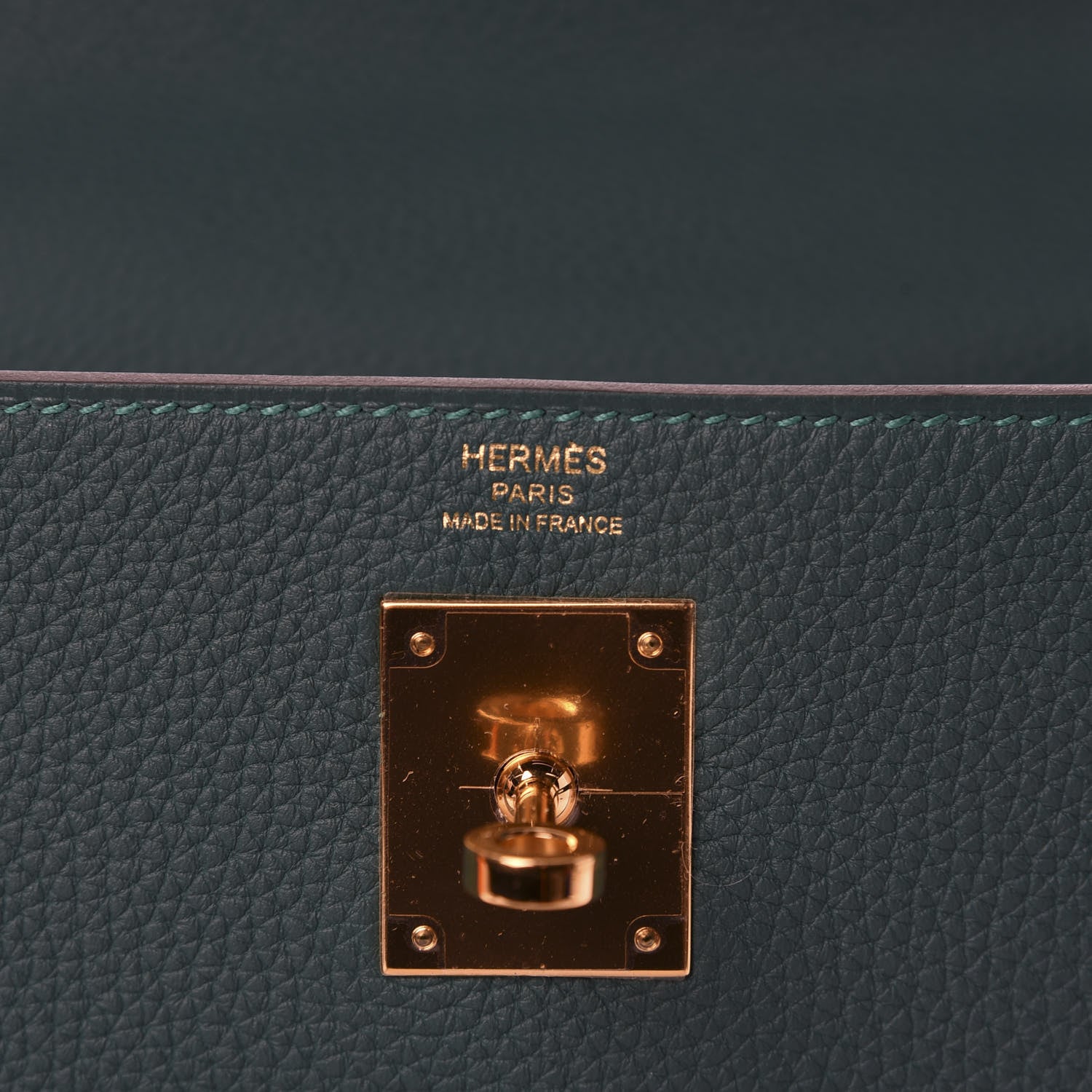 Hermes Togo Kelly Retourne 28 Malachite 23 of 39