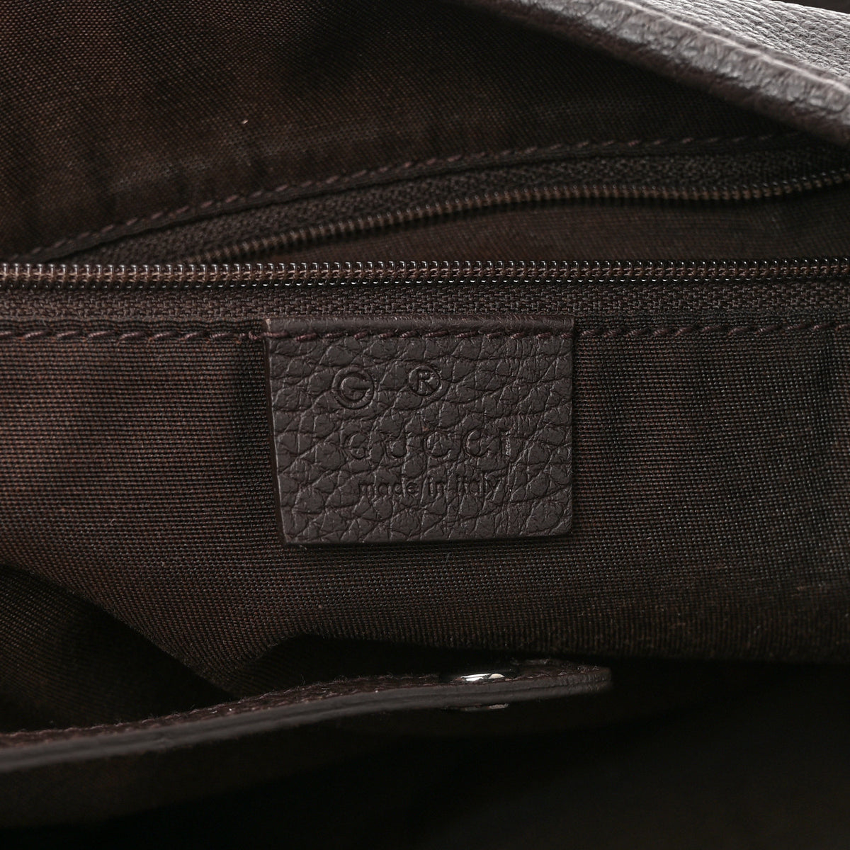 Gucci Calfskin Medium Abbey Shoulder Bag Dark Brown 6 of 11