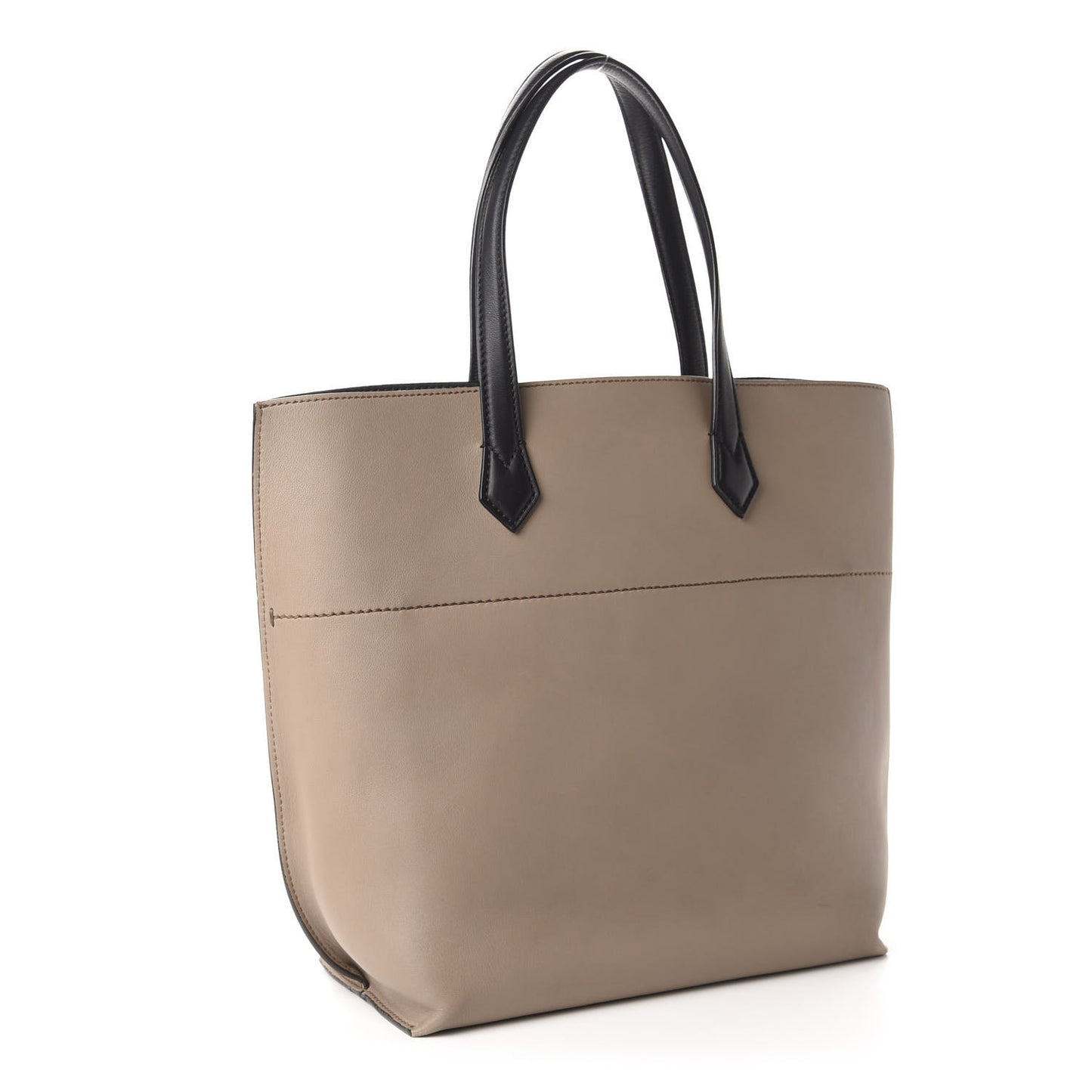 Vitello All In Shopper Tote Tortora Black