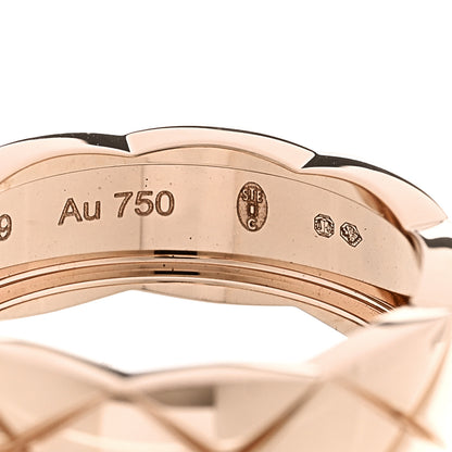 Chanel 18K Beige Gold Small Coco Crush Ring 54 7 5 of 6
