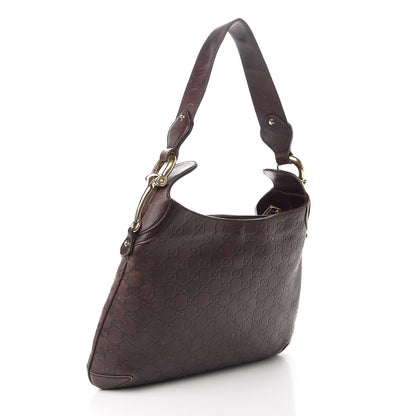 Gucci Guccissima Creole Hobo Chocolate 3 of 17