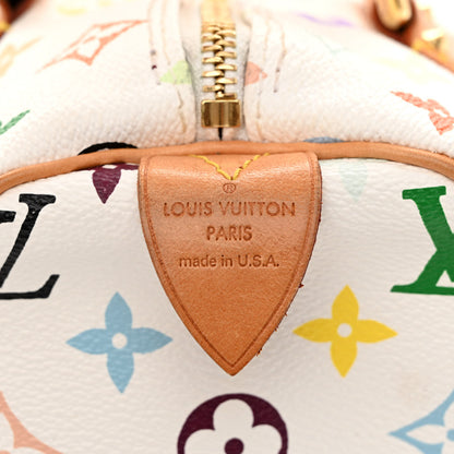 Louis Vuitton Monogram Multicolor Speedy 30 White 6 of 11