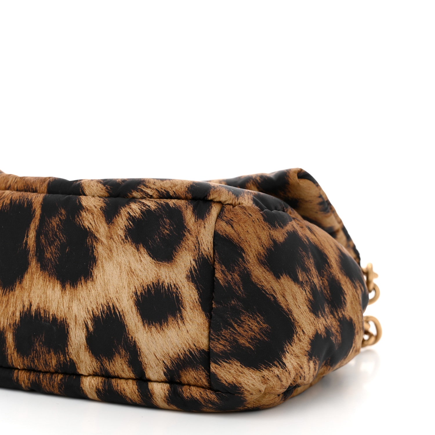 Balenciaga Nylon Monaco Mini Leopard Shoulder Bag Brown 10 of 10