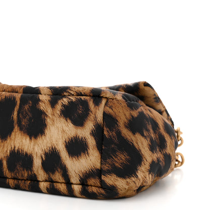 Balenciaga Nylon Monaco Mini Leopard Shoulder Bag Brown 10 of 10