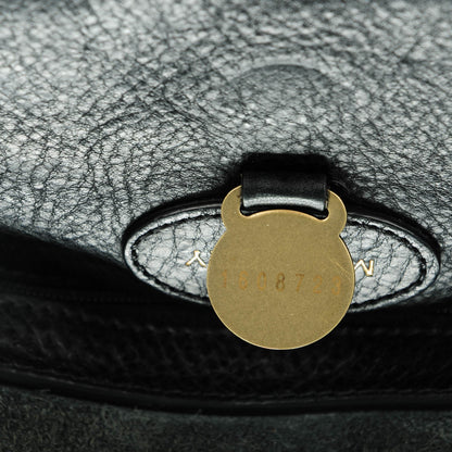 Mulberry Shiny Grain Small Bayswater Black 7 of 7