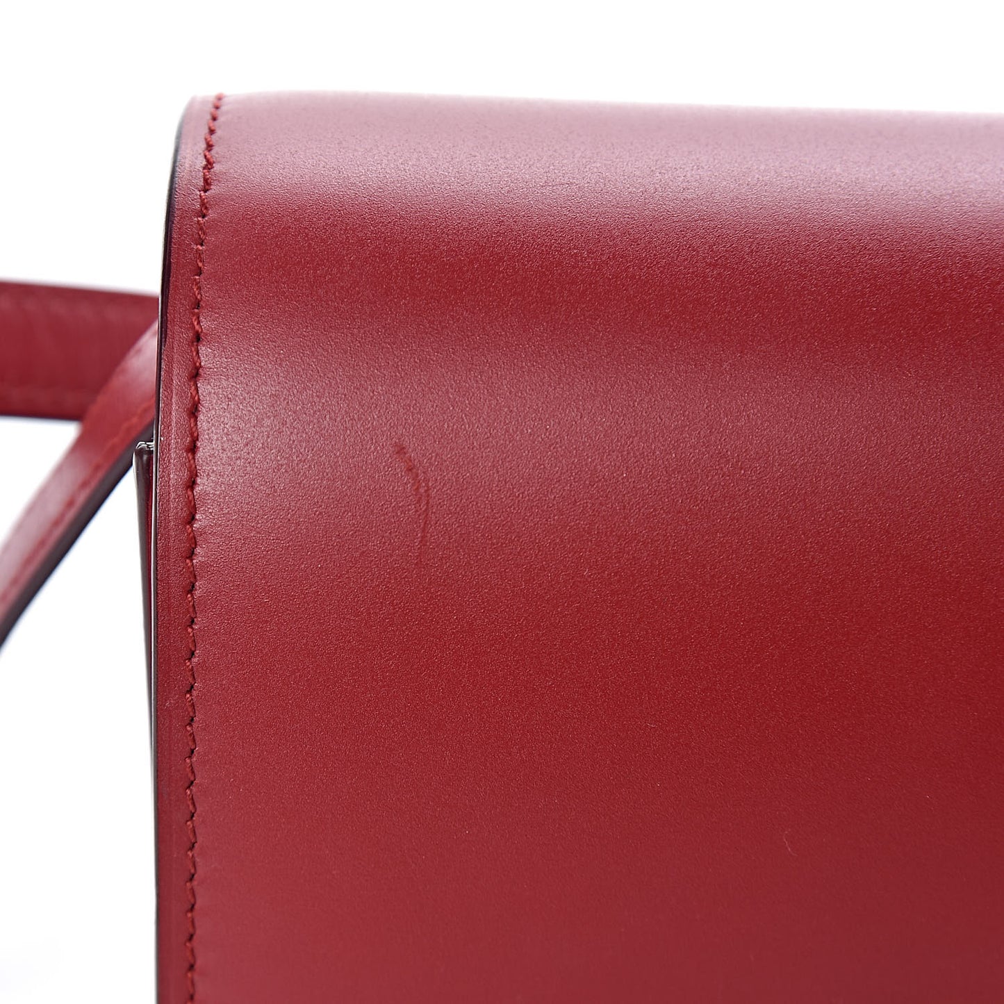 Box Calfskin Small Classic Box Flap Bag Red