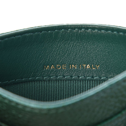 Chanel Metallic Caviar Quilted Card Holder Green 6 of 9