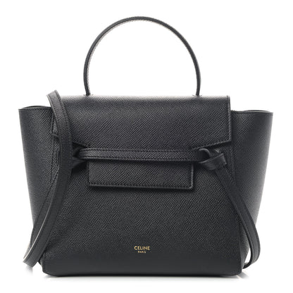 Celine Grained Calfskin Nano Belt Bag Black 1 of 4