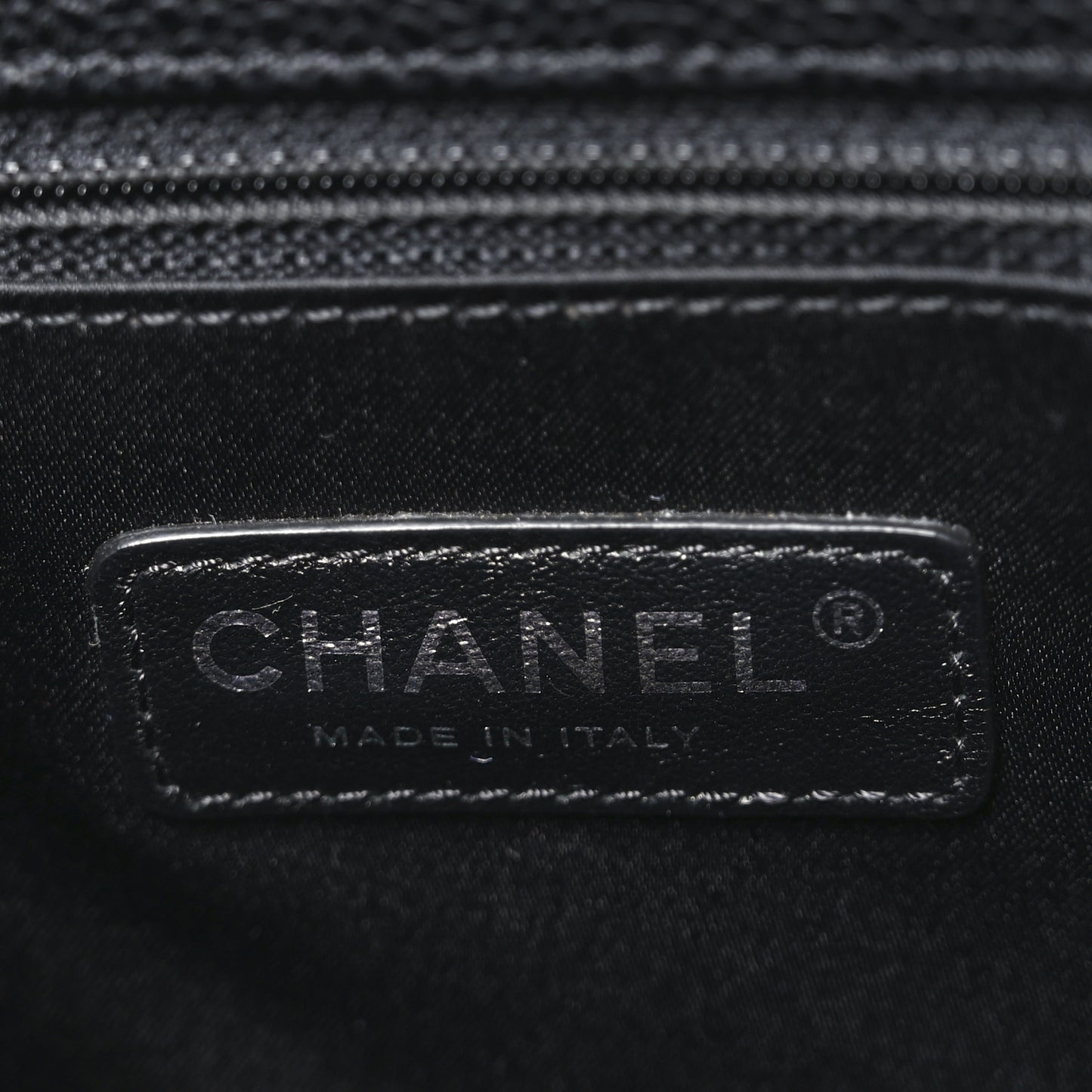Caviar Quilted Grand Shopping Tote GST Black