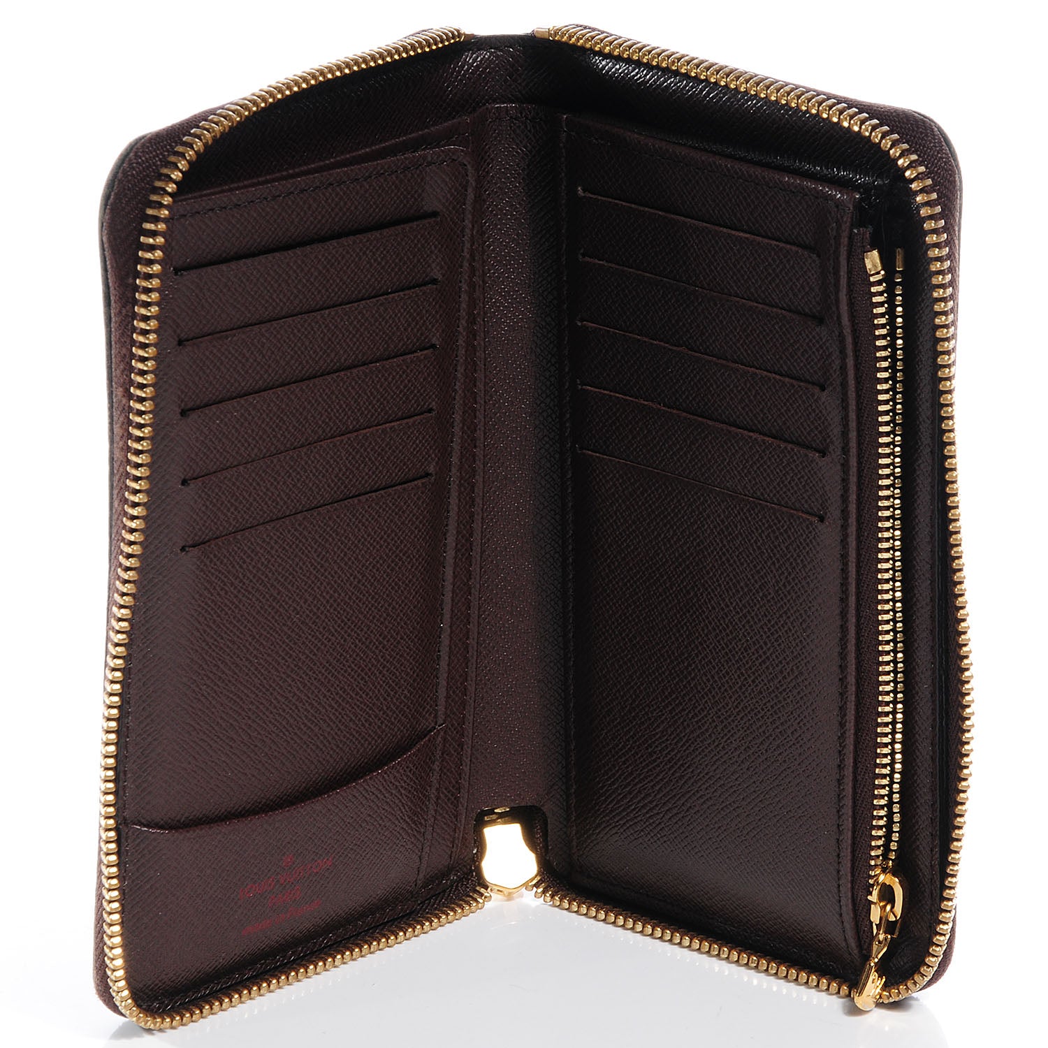 Louis Vuitton Damier Ebene Zippy Compact Wallet 6 of 8