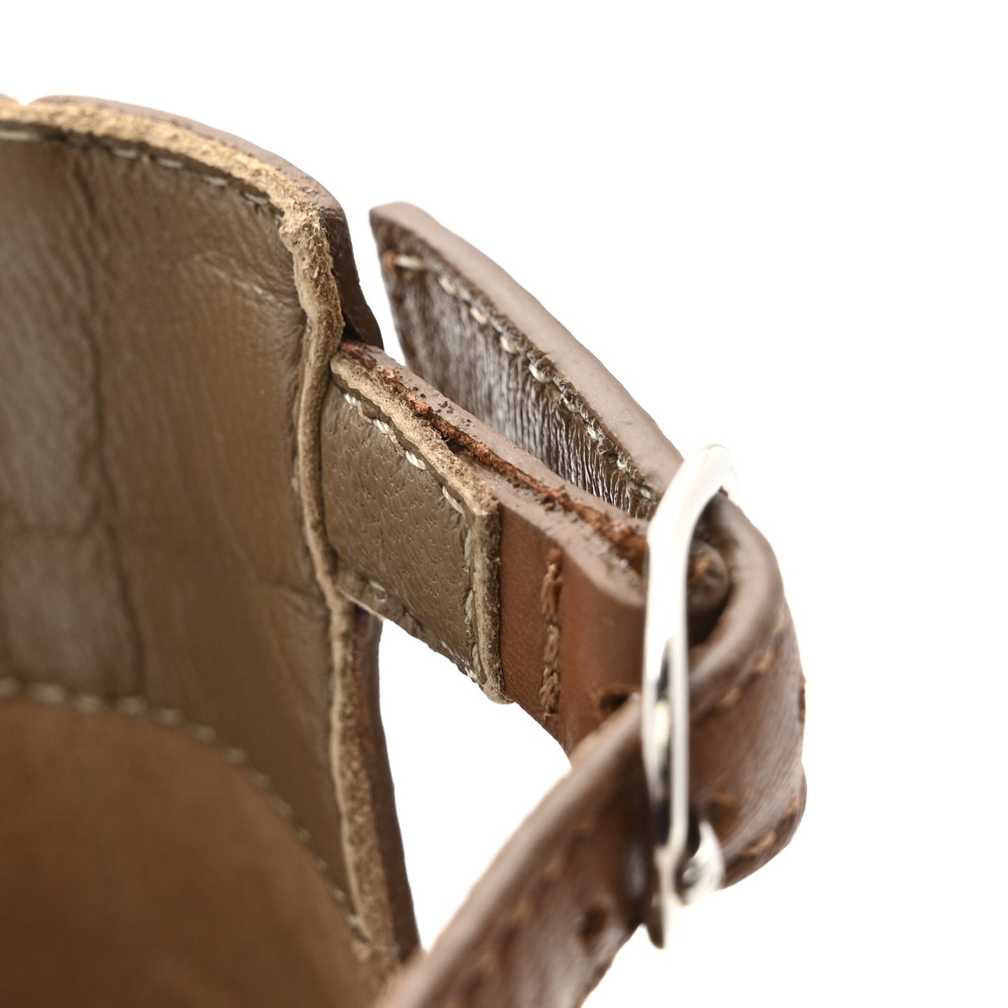 Calfskin Legend Wedge Sandals 37 Gold
