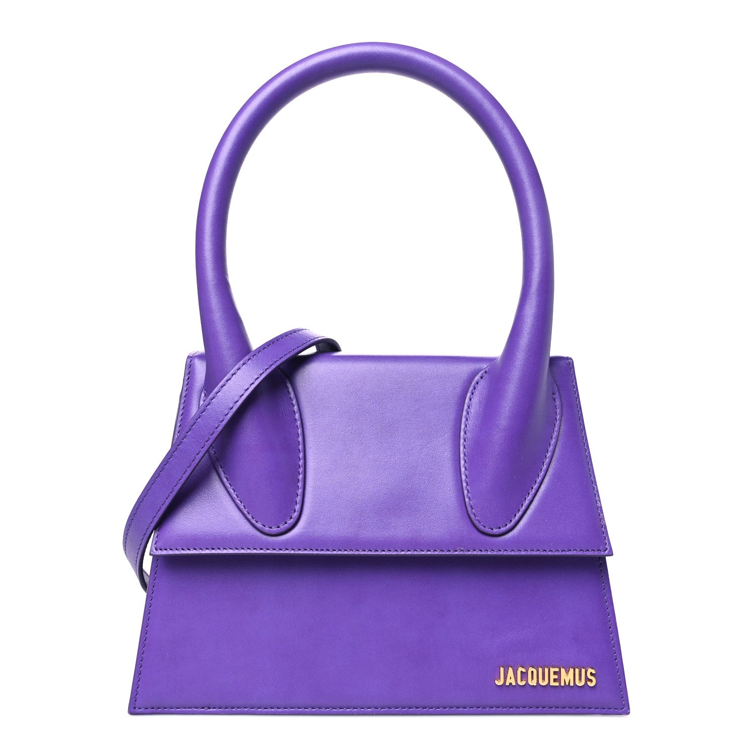 Jacquemus Smooth Calfskin Le Grand Chiquito Purple 1 of 9
