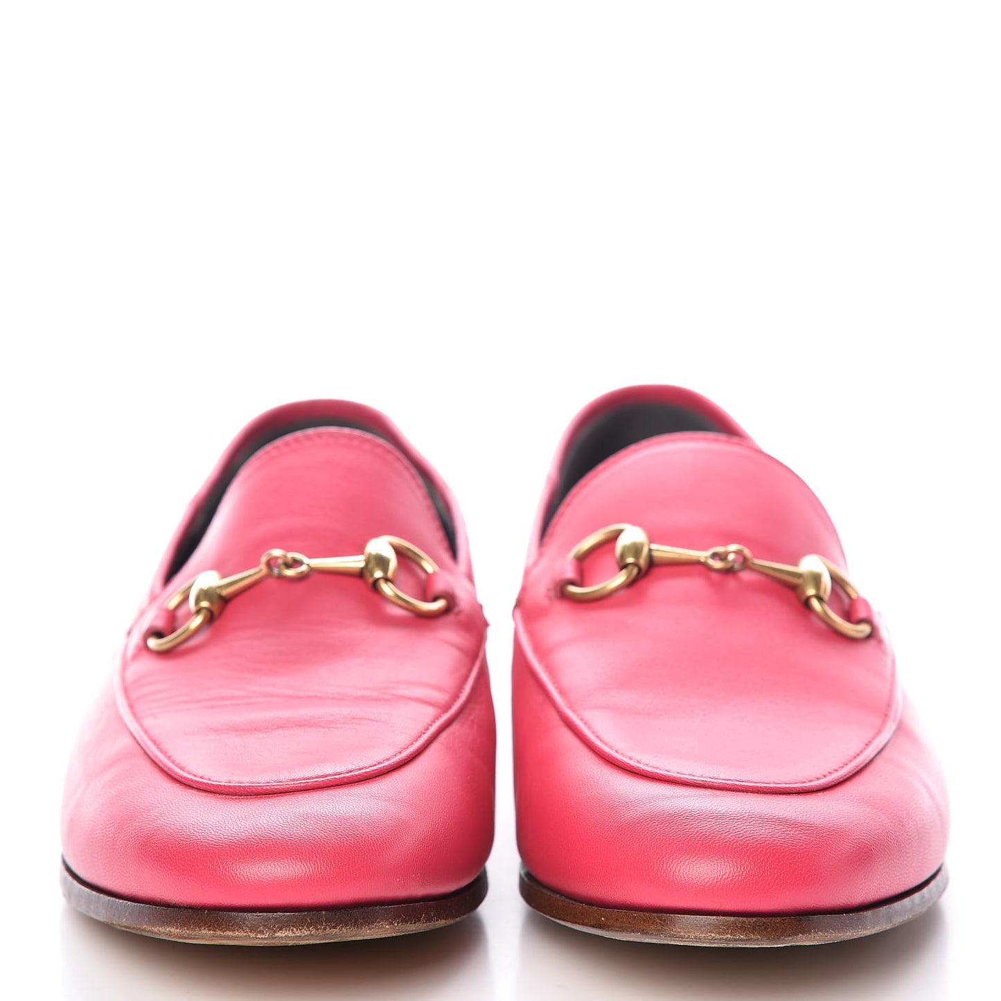 Lambskin Womens Brixton Horsebit Loafers 35 Hot Pink