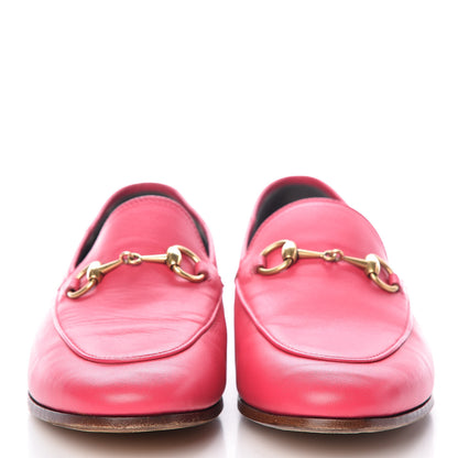 Gucci Lambskin Womens Brixton Horsebit Loafers 35 Hot Pink 2 of 16