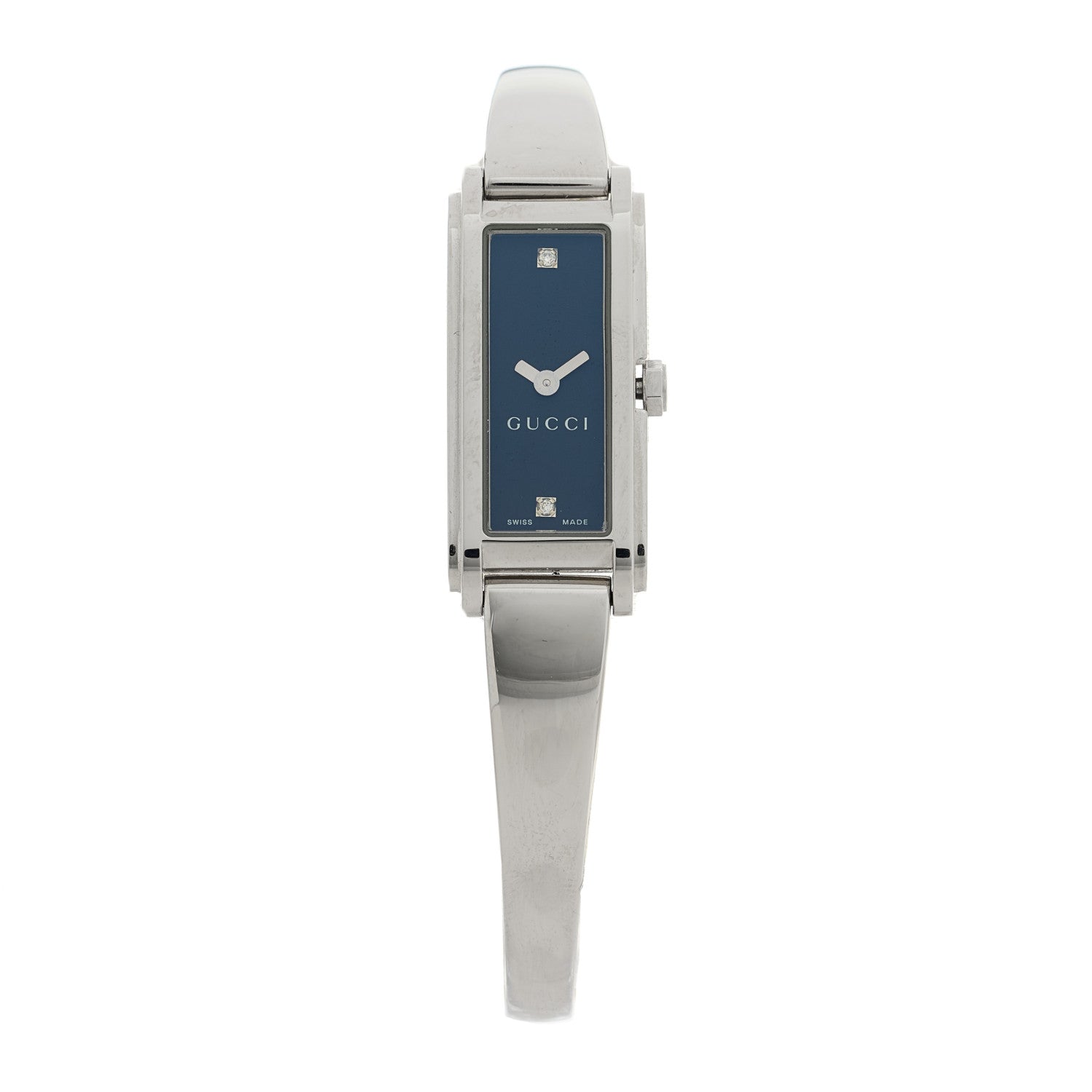 Gucci Stainless Steel Diamond 14mm 109 Horsebit Quartz Watch Black 1 of 5