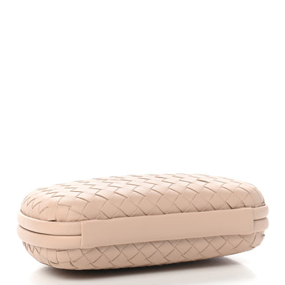Bottega Veneta Nappa Intrecciato Chain Knot Clutch Mink 4 of 8