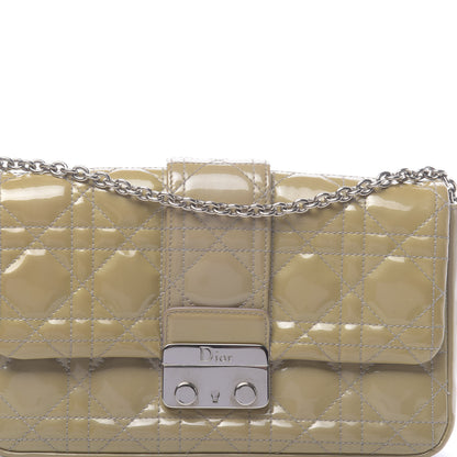Christian Dior Patent Cannage New Lock Pouch Beige 13 of 13