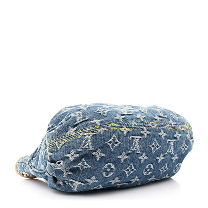 Louis Vuitton Monogram Denim Pleaty Blue 4 of 11