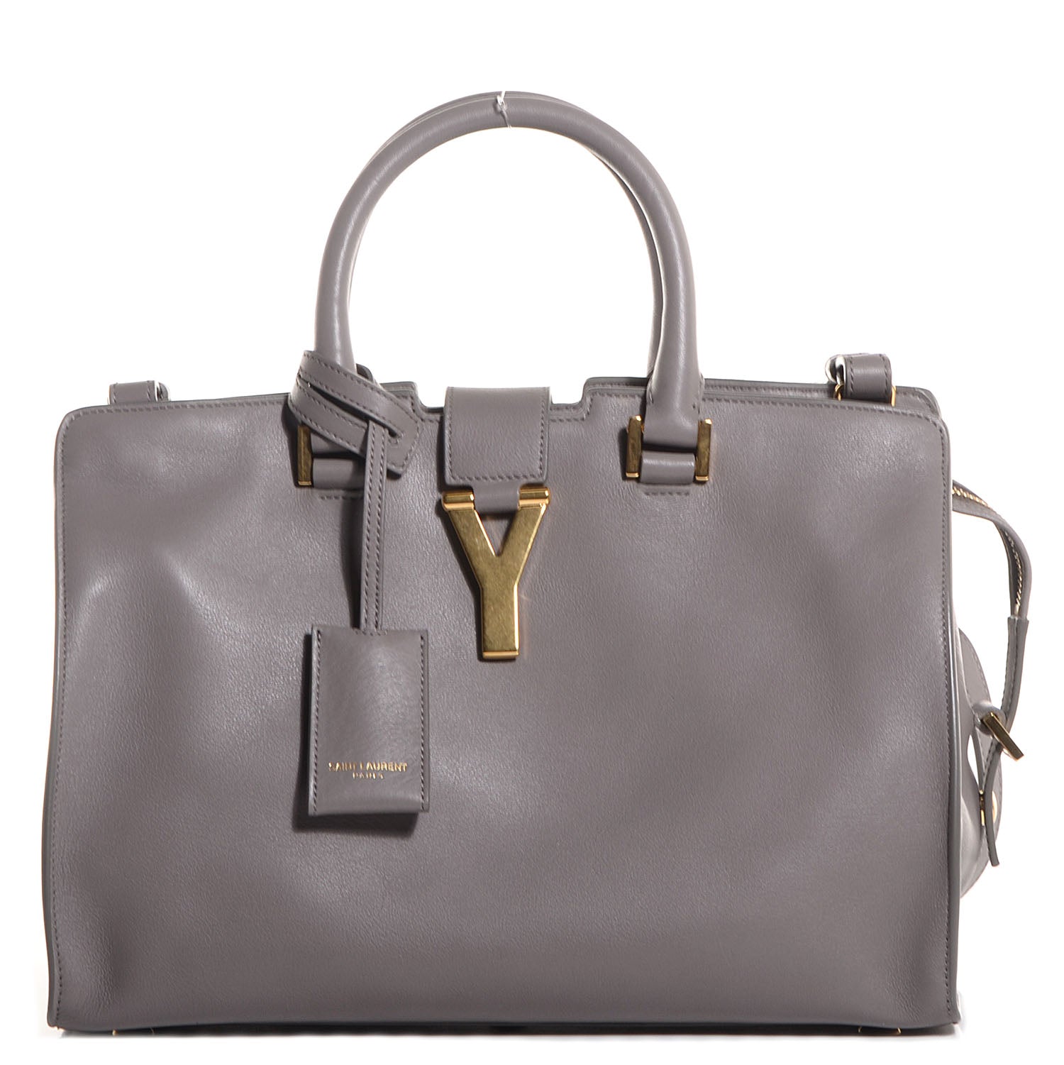 Saint Laurent Calfskin Small Classic Y Cabas Fog 1 of 8