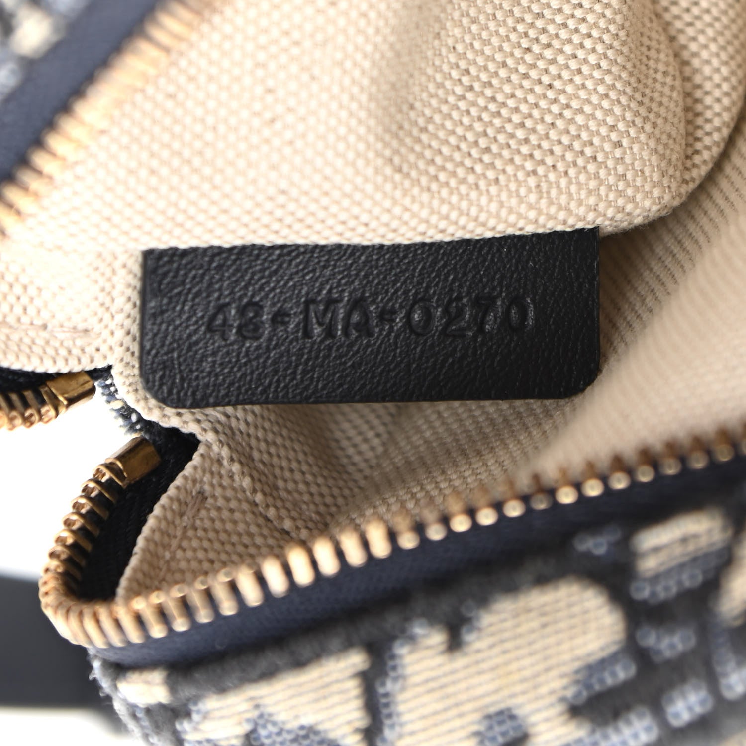 Christian Dior Oblique Belt Pouch Blue 6 of 9