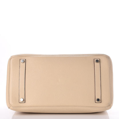 Hermes Taurillon Clemence Birkin 35 Parchemin 6 of 24